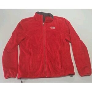 The North Face Red Fleece Jacket Men's Medium
